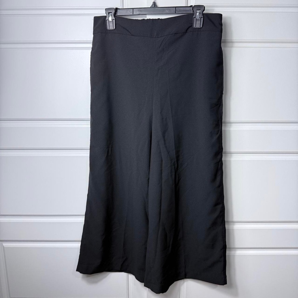 Madewell Black Wide Leg Flowy Elastic Band Pant